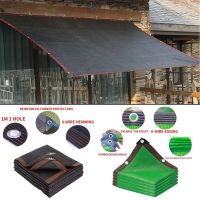 12 Pin Sun Shading Ratio 90% Anti-UV HDPE Black Balcony Garden Greenhouse Succulents Pool Sunshade Sun Shade Netting-Meqiao ke