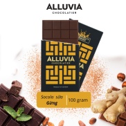 Socola nguyên chất sữa nhân Gừng ấm nồng ngọt ngào Alluvia Chocolate