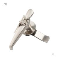 ┇☾ Ms308-3 stainless steel lock with waterproof cover outdoor handle lock distribution cabinet handle lock stainless steel 304 mate