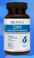 BIOVEA DIM (Diindolylmethane) 100 mg complex / 60 Capsules