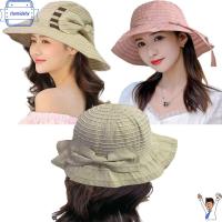 HAMIDAHY สง่างามเรียบหรู สำหรับผู้หญิง หมวกโบสถ์ bowler Cloche ที่พันศีรษะ หมวกบีนนี่ หมวกปีกกะลา Fedora หมวกทรงถัง หมวกชายหาดฤดูร้อน หมวกชาวประมงหมวก หมวกกันแดดหมวก