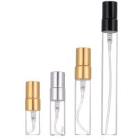 【YP】 50/100pcs 2ml 3ml 5ml 10ml Perfume Spray Bottle Thin Glass Bottles Atomizer Refillable Vials