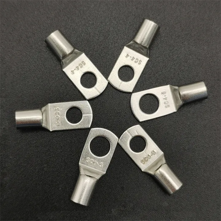 20pcs Tinned Copper Lugs Ring Crimp Terminal Wire Welding Cable Connector Suit Sc16 6 Sc25 8 2450