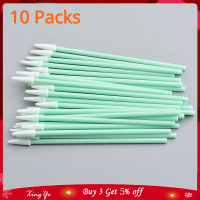 10Packs Cleaning Cotton Swab Sponge Stick Used For Inkjet Printers Cameras Optical Lenses Optical Equipment 76mm