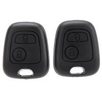 2Pcs รถรีโมท Keyless ที่เก็บกุญแจสำหรับ Citroen C1 C4 Peugeot 107 207 307 407 206 306 406