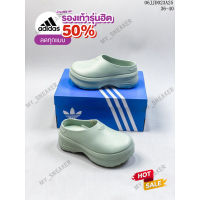 ✅รองเท้าAdd Adifom Stan Smith Mule Silver - สีเขียว?รองเท้าแฟชั่น รองเท้าำลำลอง เบาใส่สบาย สินค้าใหม่มาแรง