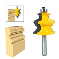 [พร้อม] Milling Router Solid Anti-Rebound 8Mm Shank Handrail Molding Router Bit สำหรับงานไม้