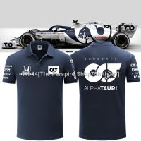 ✻☢ honda F1 Team Uniform Racing Suit Polo Shirt Men Summer Breathable Lapel Shirt Quick Drying