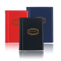 【LZ】 Mini Russian Coin Album 10 Pages 120 Units Pocket Coin Collection Book Coin Protection Album Red Black Blue 3 Colors