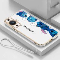 HUAWEI Nova 11 Pro Nova 11i 10 SE Pro Nova 9 SE เคสเสื้อแฟชั่น Lilo สติทช์เคสมือถือลายการ์ตูนฝาหลังนิ่มมันวาว