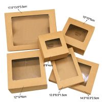 6Pcs Paper Cookie Window for Wedding Boxes Decoration Birthday Supplies