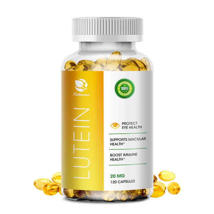 Lutein Capsules With Zeaxanthin 20MG Protect Vision Antioxidant Against