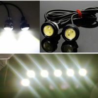 BHKASDI ไฟวิ่งเดย์ไลท์ LED 12V 10W,ไฟวิ่งเดย์ไลท์ตาเหยี่ยวไฟฉายคาดศีรษะแสงสีขาว