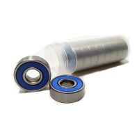 【LZ】♠♝  Rolamentos do skate rolamentos azuis selados da esfera rolamento de aço  trotinette  do patim elevado desempenho 608 2RS ABEC-9 8x22x7mm 10Pcs