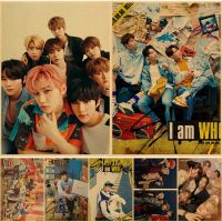 Stray Kids Wall โปสเตอร์อะนิเมะห้องนอนบ้านรูปภาพ Vintage Cuadros