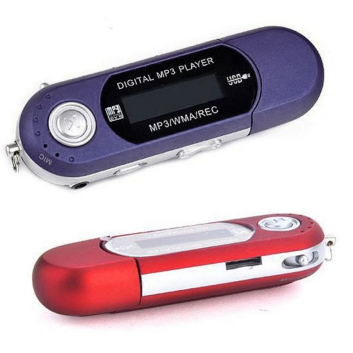 เครื่องเล่นเพลง-mp3-4-usb-ขนาดเล็กจุกิกะไบต์-วิทยุ-fm-หน้าจอแอลซีดีแบบดิจิตอลไมโครโฟนไม่มีแบตเตอรี่-mp3สำหรับนักเรียน