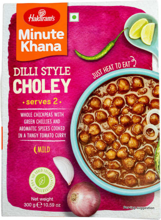 Choley Dilli Style Ready to Eat Meals (Delhi style Garbanzos) Good for