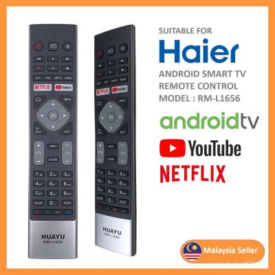 รีโมตคอนโทรลทีวี LED สําหรับ Haier HTR-U27E Netflix Youtube Android