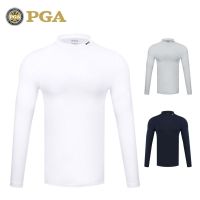 ◊❅ American PGA golf clothing mens ice silk base shirt sun protection clothing quick-drying breathable mens polo shirt