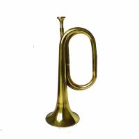 CHINESE ARMY EMERGENCY HORN MILITARY PLA BRASS BLOWING SOLDIER BUGLE MILITARY WAR COLLECTION