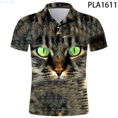 【high quality】  2020 New Summer Cat 3d Printed Men Animation Fashion Streetwear Hombre Camisas De Polo Cool Harajuku Ropa Shirt Casual Tops