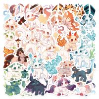 ✓◘☜ 10/20/40pcs Kawaii Creative Evolution Eevee Animals Stickers Cute Decals DIY Laptop Phone Notebook PVC Grafftii Kids Sticker Toy