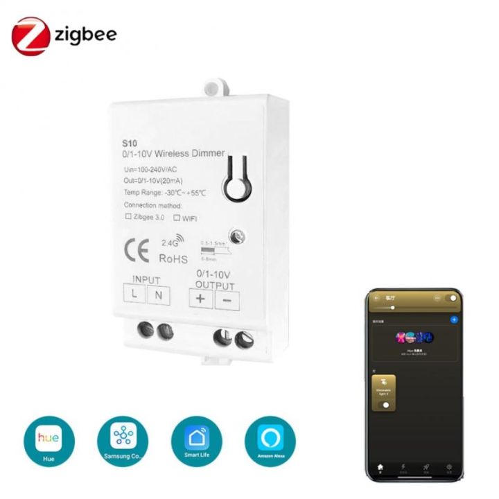 zigbee-3-0-led-light-dimmer-controller-ac100-270v-0-10v-1-10vsmart-home-app-for-smartthings-tuya-hub-echo-plus-alexa-control