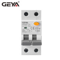 GEYA GYR9NM Type A RCBO 2P 4P เบรกเกอร์กระแสไฟตกค้างแม่เหล็กพร้อมการป้องกันกระแสเกิน10A 16A 25A 32A 30mA