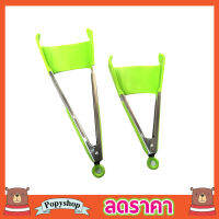 2in1 Clever Kitchen Spatula and Tongs ที่คีบอาหาร ทอด ที่คีบอาหาร silicone ที่คีบอาหารเชฟ Spatula silicone cooking ไม้คีบอาหาร ไม้พายทำอาหาร ไม้คีบอาหาร 2 ชิ้น T1728