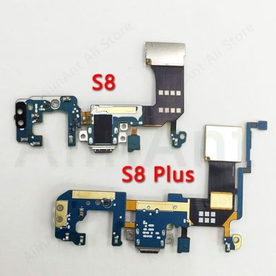 สำหรับ Samsung Galaxy S8 G950u G950f S8 G950n บวก G955u G955f G955n Usb ชาร์จพอร์ตเชื่อมต่อแท่นชาร์จสายเคเบิลงอได้