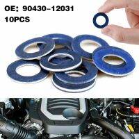 10pcs Car Engine Thread Oil Drain Sump Plug Gaskets Washer 12mm Hole Nut Seal Ring For Toyota Lexus OE 90430-12031 90341-1 W4C4