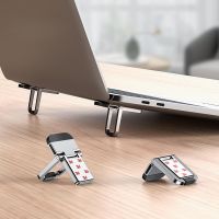 EOENKK Foldable Laptop Stand Portable Notebook Support Base Holder Adjustable Riser Cooling Bracket Universal for Laptop Tablet Laptop Stands