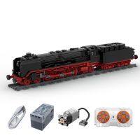 Authorized MOC-81348 1423Pcs DRG BR 01 High Simulation Retro Express Locomotive Building Block Model - By Germanrailwaybuilder)