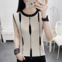 ?ใหม่?{พร้อมส่ง}รุ่น3956# เสื้อแขนกุด เสื้อทำงาน เสื้อไหมพรม กลิตเตอร์วิบวับ ผ้ายืดได้ คอกลม ผ้าไหมพรมนุ่มนิ่ม ใส่สบาย