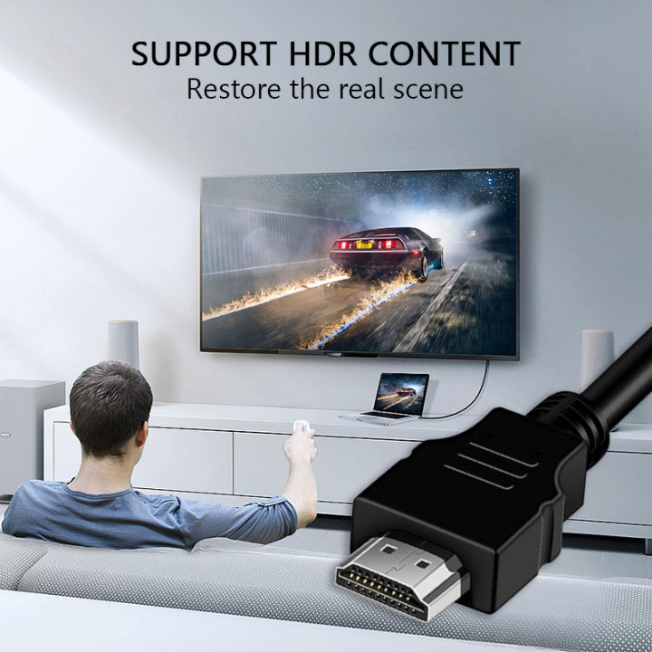 ทีวี-2k-สาย-hdmi-สายเคเบิลข้อมูลสายเคเบิลทีวีแล็ปท็อปจอโปรเจ็กเตอร์เครือข่ายกล่องรับสัญญาณเดสก์ท็อปโฮสต์-1-2-ม-สายสัญญาณเสียงและวิดีโอ