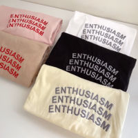 เสื้อโอเวอร์ไซส์ เสื้อปัก Enthusiasm