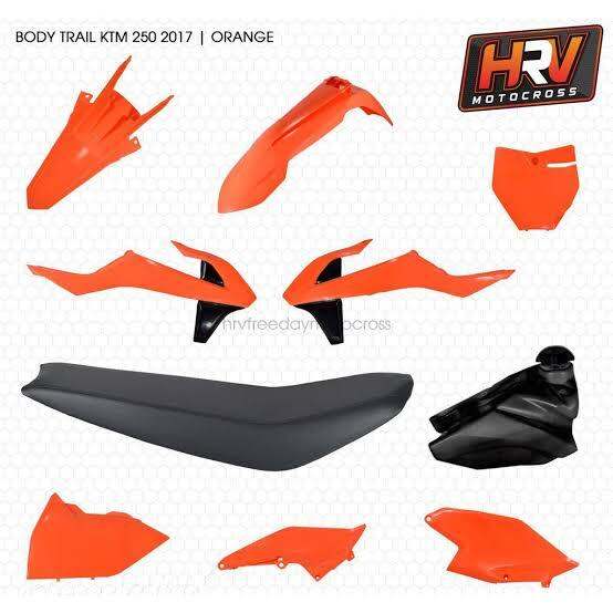 BODY SET KTM 250 THN 2017 PNP KLX DAN LUBANG TENGAH MERK HRV Lazada
