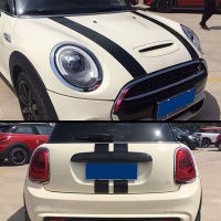 2x ใหม่รถด้านนอก Bonnet Stripes Hood สติกเกอร์ไวนิล Decal Fit สำหรับ MINI Cooper R50 R53 R56 R55 สีดำ/สีขาว/สีแดง dWm2754536-iodz29 shop