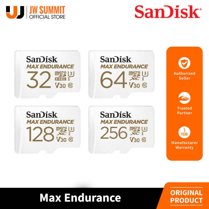 SanDisk Max Endurance 32GB/64GB/128GB/256GB microSDHC microSDXC UHS U3