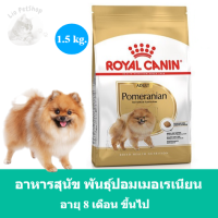 (ส่งฟรี) Royal Canin Dry Dog Food Pomeranian Adult 1.5kg. อาหารเม็ดสุนัขโต พันธุ์ปอมเมอเรเนียน อายุ 8 เดือนขึ้นไป (ขนาด 1.5kg.)