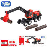 Tomica ยาวประเภท1:96 Komatsu เก็บเกี่ยว931XC NO.136วิศวกรรมโลหะ D Iecast รถบรรทุก