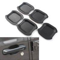 5Pcs/Set Car Exterior Styling Door Handle Bowl Recess Guard Trim Cover ABS for 2018-2020 Jeep Wrangler JL 4-Door