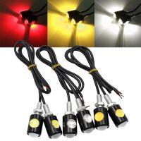 2Pcs Universal 12V Motorcycle Signal Lamp Car LED Number License Plate Light Super Bright Eagle Eye Shape Bulb Turn Indicator