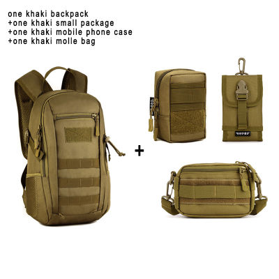 12L Tactical MOLLE Backpack ,Kids Military Assault Bag,Children School Waterproof Small Bag ,Climbing Hiking Mini Backpack