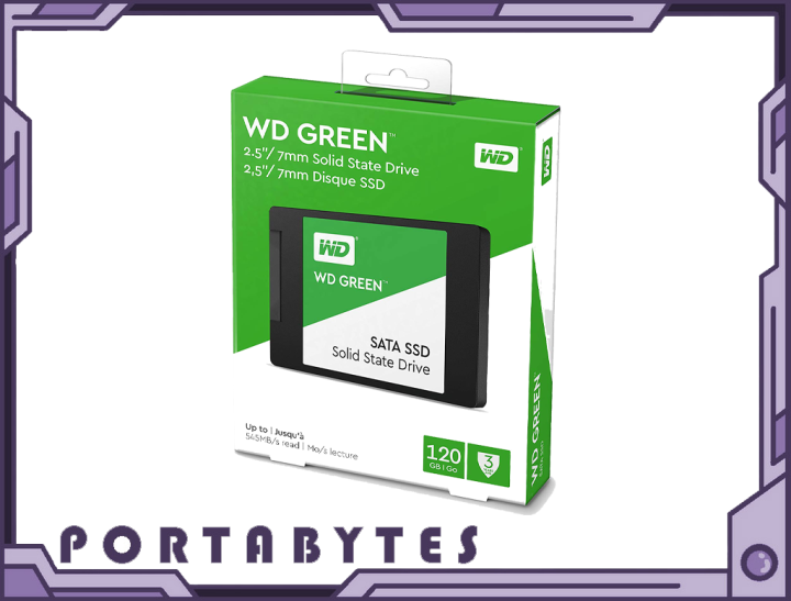 Western Digital WD Green 120GB 2.5 SATA III 3D NAND SSD Solid State ...