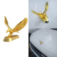 3D Eagle Emblem Stainless Steel Car Sticker Gold Silver New Car Sticker Car Accessories Wing Eagle Logo Shape Bracket Sticker