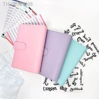 ♘℗ A6 Budget Binders Planner 6 Hole 8 Zipper Envelopes 2 Stickers in One NoteBook Wallet For Save Money Organizer Cash System
