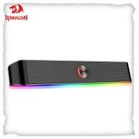 REDRAGON GS560 Desktop 3.5mm Cable Stereo Surround Music Smart RGB Lighting Speakers Soundbar for Computer PC Laptop Loudspeaker