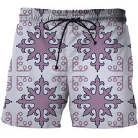 Fashionable Mens Beach Shorts High Definition Hot Japanese style and style 3D Printed  Trunks Oversized Mens Easy Dry