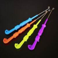 （AT）10Pcs FishingFly Nail Knot Tying Tools ExtractorRemover Quick Knot Tying Loop Knot Tyer Tool And Carabiner Clip